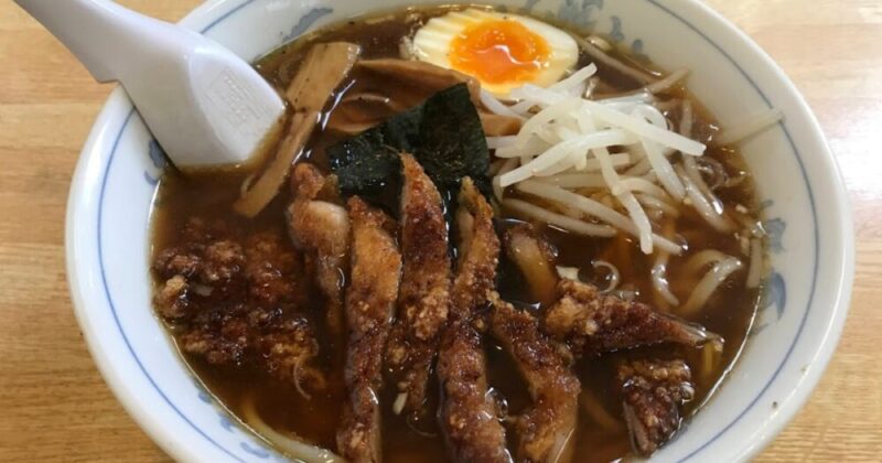 伊東・福〇家（ふくわうち）排骨麺　￥830