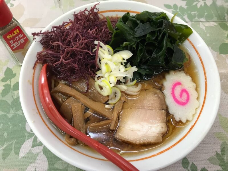 【南伊豆・いづみ食堂】伊豆半島の最南端　磯香ラーメン　750円