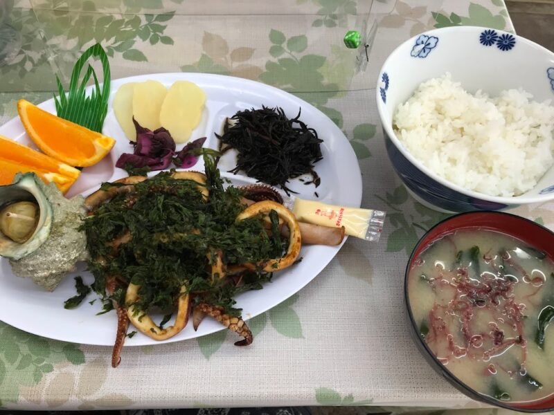 【南伊豆・いづみ食堂】伊豆半島の最南端　石廊崎定食　1,700円