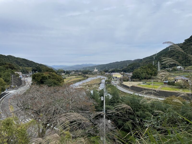 「狩野城跡」伊豆のハイキングコースの景色