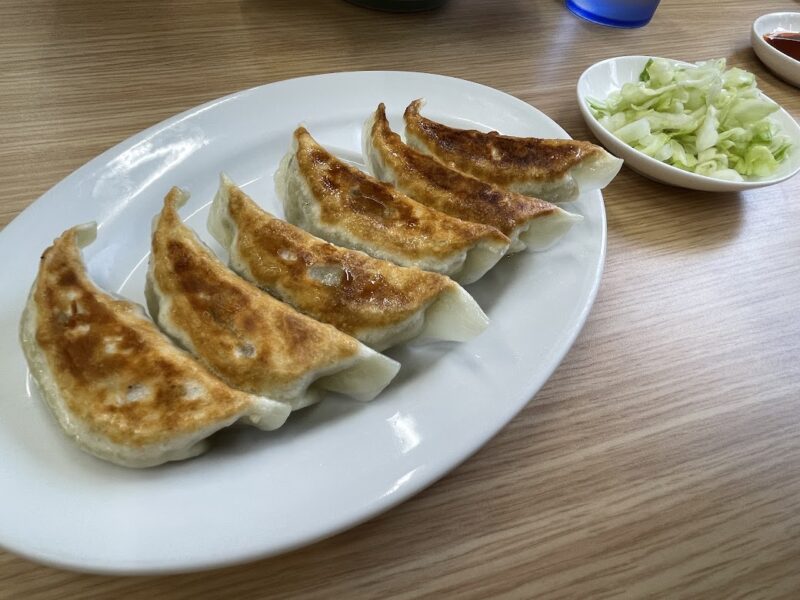 伊東・吉田家　家系ラーメン　ぎょうざ ￥350