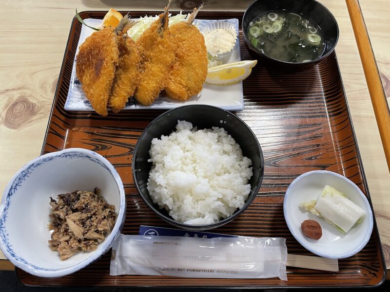 沼津戸田・まるさん　魚フライ定食1,430円