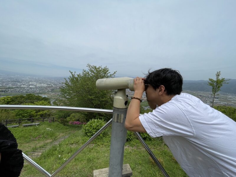 【函南・日守山ハイキングコース】望遠鏡