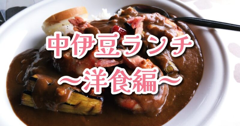 【中伊豆エリア】おすすめランチ～洋食編～ぜったい寄りたい近くのお店♪