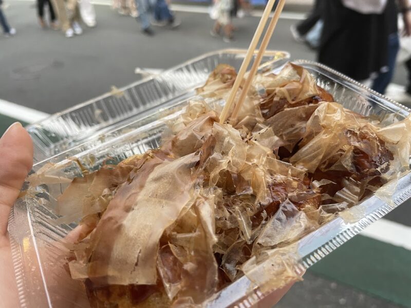 テキヤのたこ焼き【伊豆の国市・長岡温泉 源氏あやめ祭】