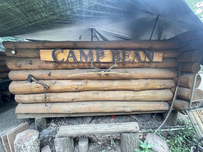 伊豆市・CAMP BEAN　小屋